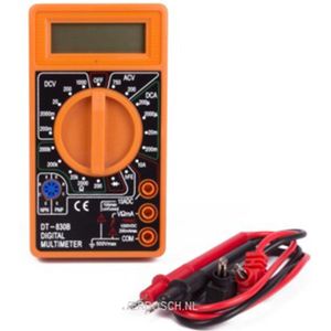 Benson Digitale Multimeter AC / DC Voltage Meter - Voltmeter - Schokbestendig