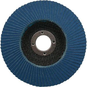Hofftech Lamellen schuurschijf - K80 - 125 mm - Stil en trillingsarm - Per stuk