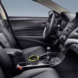 Glow in the dark auto lichtgevende asbak 11 cm - Auto accessoires voor sigaretten