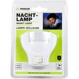 Benson LED nachtlampje - met schakelaar - helder wit licht - 220V - compact design