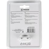 Benson LED nachtlampje - met schakelaar - helder wit licht - 220V - compact design