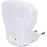 Benson LED nachtlampje - met schakelaar - helder wit licht - 220V - compact design