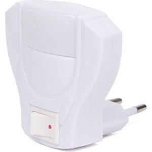 Benson LED nachtlampje - met schakelaar - helder wit licht - 220V - compact design