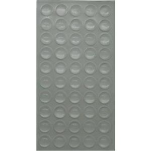 Benson Transparante siliconendruppels - stootdoppen - Ø 10 x 3 mm - 50 stuks
