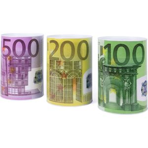 Spaarpot voor kinderen aan de muur