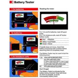 Batterij Tester - Universeel - Compact - Voor AAA AA C D 9V Knoopcellen