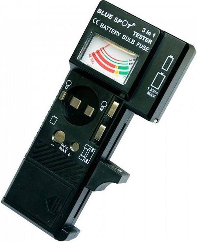 Batterij Tester - Universeel - Compact - Voor AAA AA C D 9V Knoopcellen
