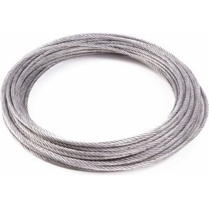 Benson Staalkabel - 3 mm diameter - 15 meter - 300 kg treksterkte - Flexibel en duurzaam