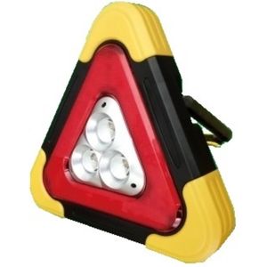 Hofftech - LED Waarschuwingslamp Driehoek 2000mAh - Oplaadbaar - Autoverlichting - Auto accessoires - Auto spullen