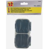 Benson WCD Dubbel Stopcontact - Wandcontactdoos - IP54 - 16A