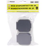 Benson WCD Dubbel Stopcontact - Wandcontactdoos - IP54 - 16A