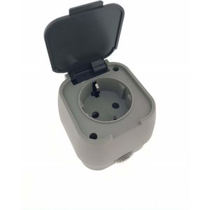 Benson WCD Stopcontact - Wandcontactdoos - IP54 - 16A