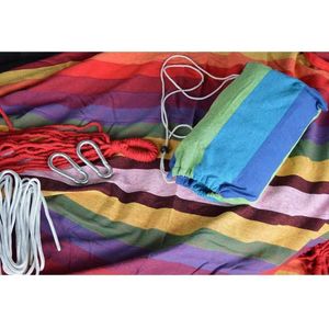 Benson hangmat - Rood/Geel/Groen