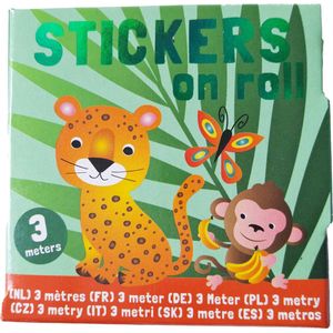 Safari Stickers op Rol