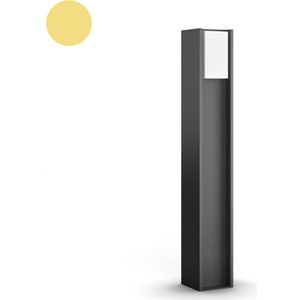 Philips Hue Turaco sokkellamp - warmwit licht - zwart - hoog