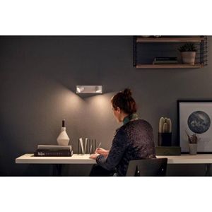 Philips Star opbouwspot 2-lichts - Wit - Dimbaar - Draaibare spots - Geïntegreerde LED-lampen - Metaal