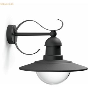 Philips myGarden - Außenwandleuchte 30x29 cm, E27, schwarz 915005308701