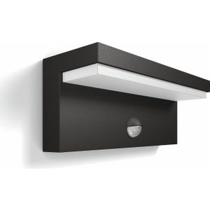 Philips Bustan buitenwandlamp - met sensor - antraciet