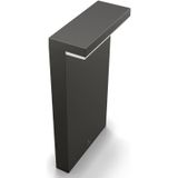 Philips Bustan Sokkellamp Klein - Antraciet - 4.5 W - Warmwit licht - Eenvoudige installatie - Geïntegreerde LED-lamp