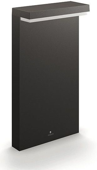 Philips Bustan Sokkellamp Klein - Antraciet - 4.5 W - Warmwit licht - Eenvoudige installatie - Geïntegreerde LED-lamp