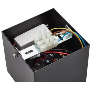 Philips Box opbouwspot - 1-lichts - zwart