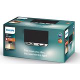 Philips Box opbouwspot - 2-lichts - zwart