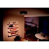 Philips Box opbouwspot - 4-lichts - zwart