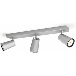 Philips Paisley - Opbouwspot - 3 Lichtpunten - aluminium