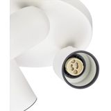 Philips Pongee opbouwspot - 3-lichts - wit