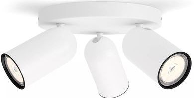 Philips Pongee opbouwspot - 3-lichts - wit