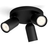 Philips - Pongee - Opbouwspot - Zwart - Hoogwaardige Materialen