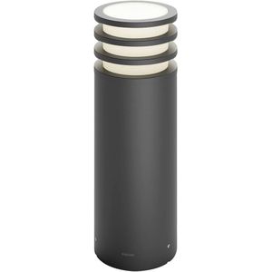 Philips Hue Lucca sokkellamp - warmwit licht - zwart - laag