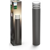 Philips Hue Lucca sokkellamp - warmwit licht - zwart - hoog