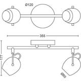 Philips myLiving 5061230P0 Railspot Niet-verwisselbare lamp(en) LED F