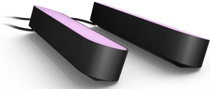 Philips Hue Play lightbar wit en gekleurd licht zwart 2 pack basis