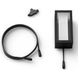 Philips Hue Impress muurlamp wit en gekleurd licht zwart laagspanning