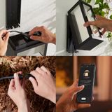 Philips Hue Impress muurlamp wit en gekleurd licht zwart laagspanning