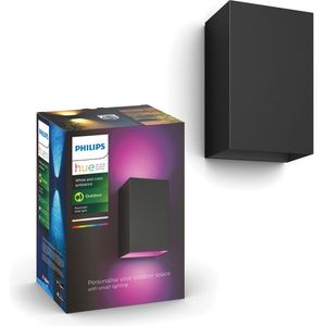 Philips Hue Resonate - Wandlamp - Wit en Gekleurd Licht - Zwart