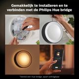 Philips Hue Daylo muurlamp wit en gekleurd licht zwart