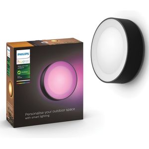 Philips Hue Daylo muurlamp wit en gekleurd licht zwart