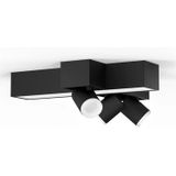 Philips Hue Centris opbouwspot White & Color 3-lichts Zwart - kruisvorm