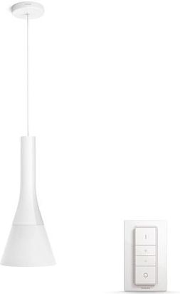 Philips Hue Explore hanglamp - warm tot koelwit licht - wit - 1 dimmer switch