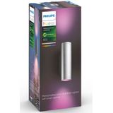 Philips Hue Appear muurlamp - wit en gekleurd licht - roestvrij staal
