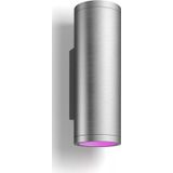Philips Hue Appear muurlamp - wit en gekleurd licht - roestvrij staal