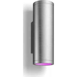 Philips Hue Appear muurlamp - wit en gekleurd licht - roestvrij staal