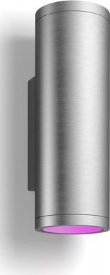 Philips Hue Appear muurlamp - wit en gekleurd licht - roestvrij staal