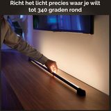 Philips Hue Play gradient light tube White and Color Ambiance 75cm zwart Bluetooth