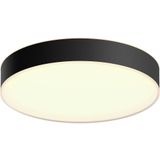 Philips Hue Enrave plafondlamp - warm tot koelwit licht - zwart - 42cm - 1 dimmer switch