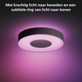 Philips Hue Infuse Plafondlamp White and Color Ambiance Zwart 42cm