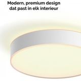 Philips Hue Devere plafondlamp - warm tot koelwit licht - wit - 38cm - 1 dimmer switch